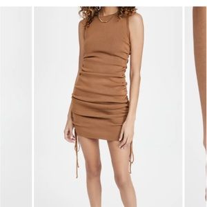 Lioness Military Dress in Camel